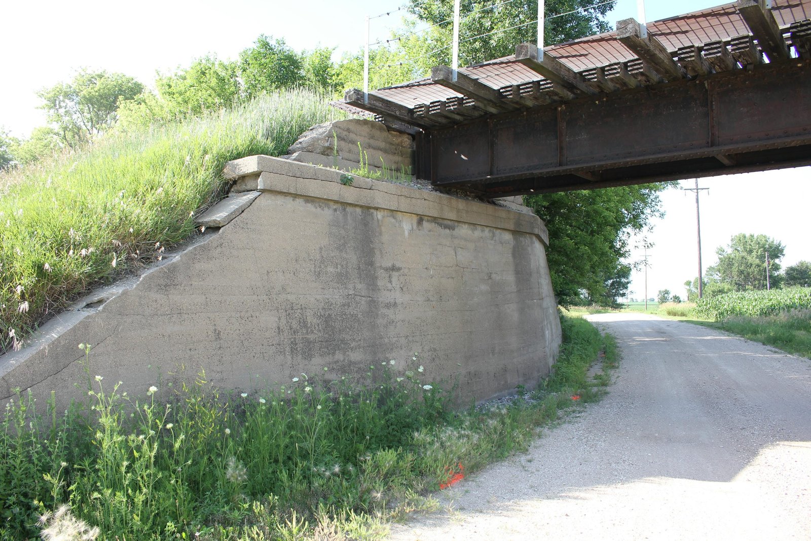 West abutment